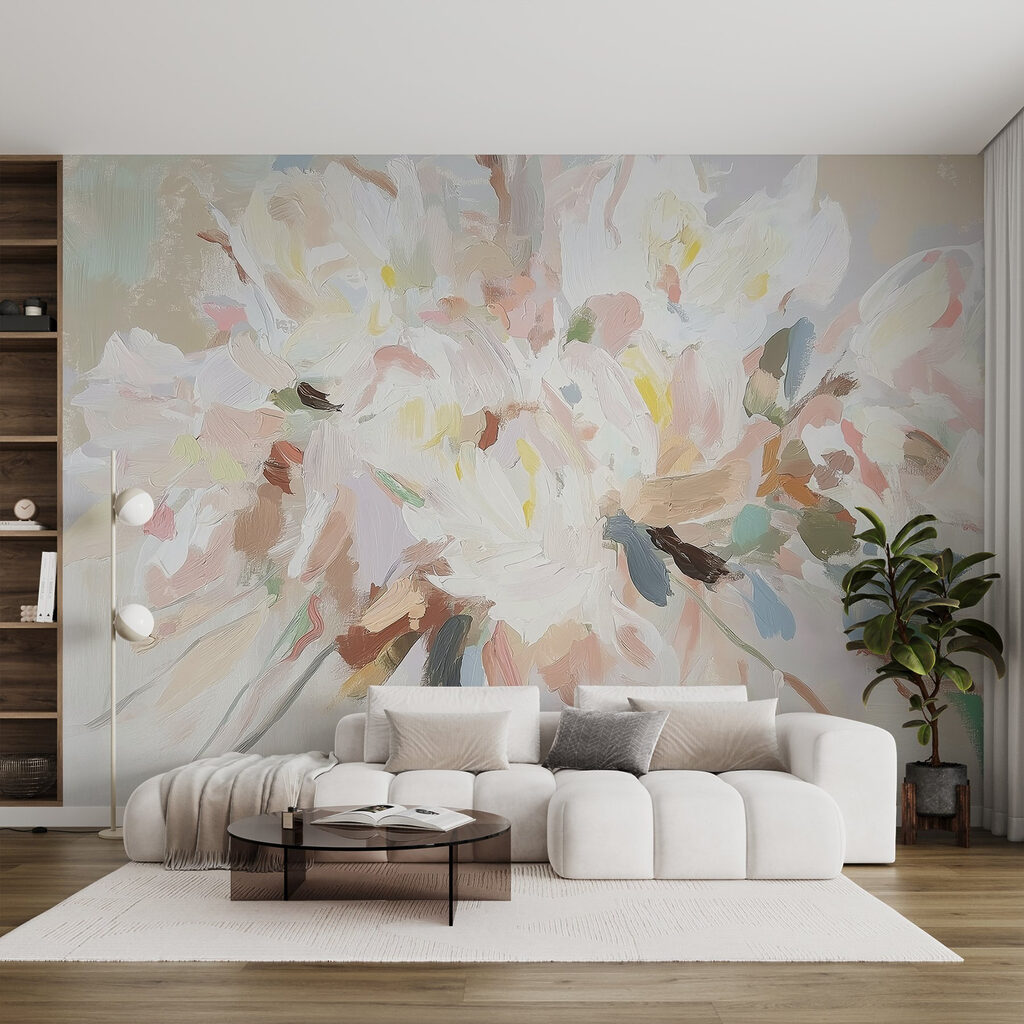 Flori albe pictate — interior 2