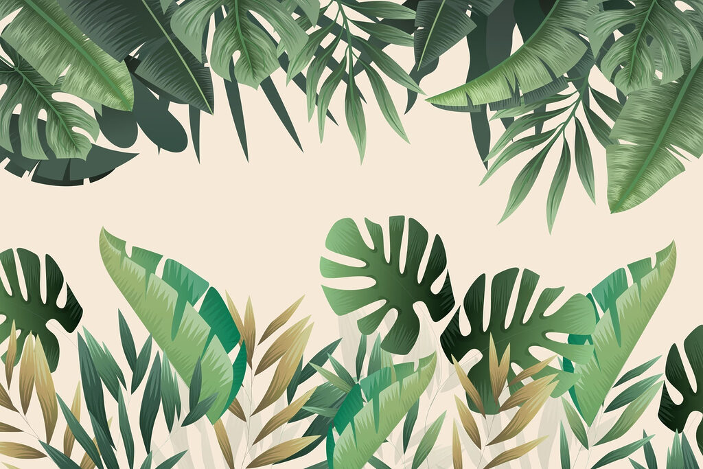 Frunze verzi, mijloc deschis — design complet
