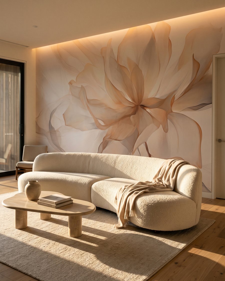 Floare crem transparentă — interior 3