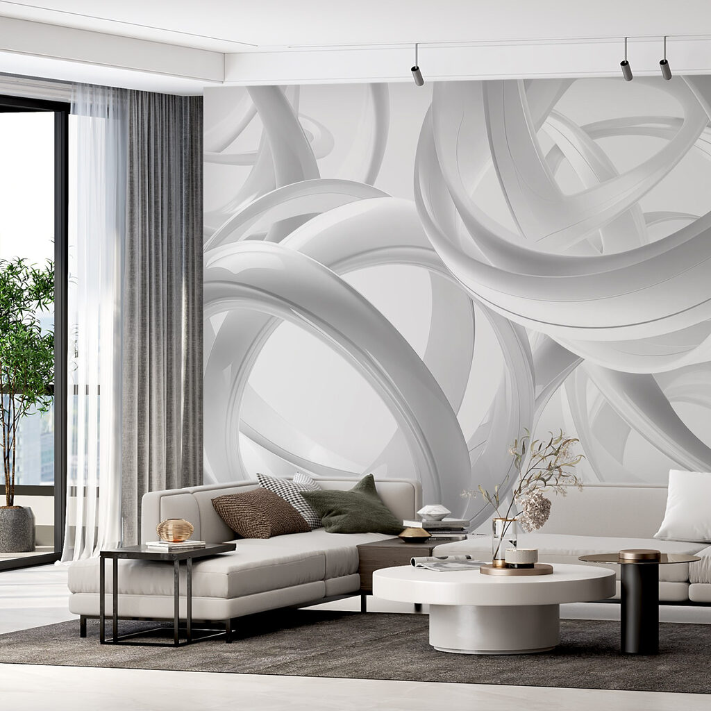 Bucle albe în lumină — interior 1