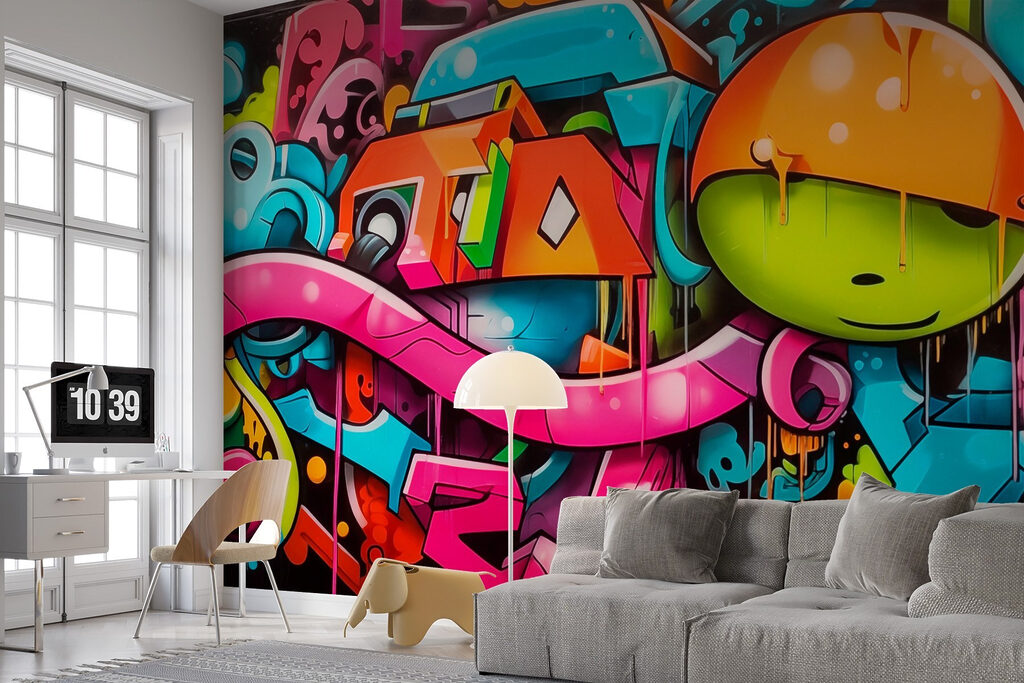 Graffiti colorat — interior 2