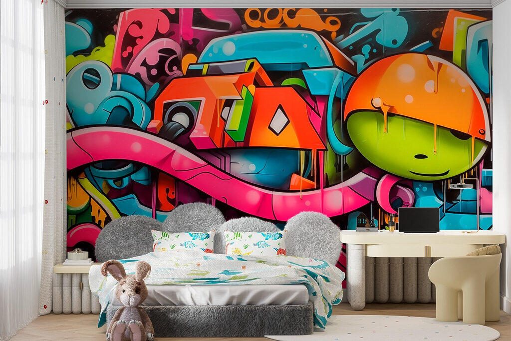 Graffiti colorat — interior 3