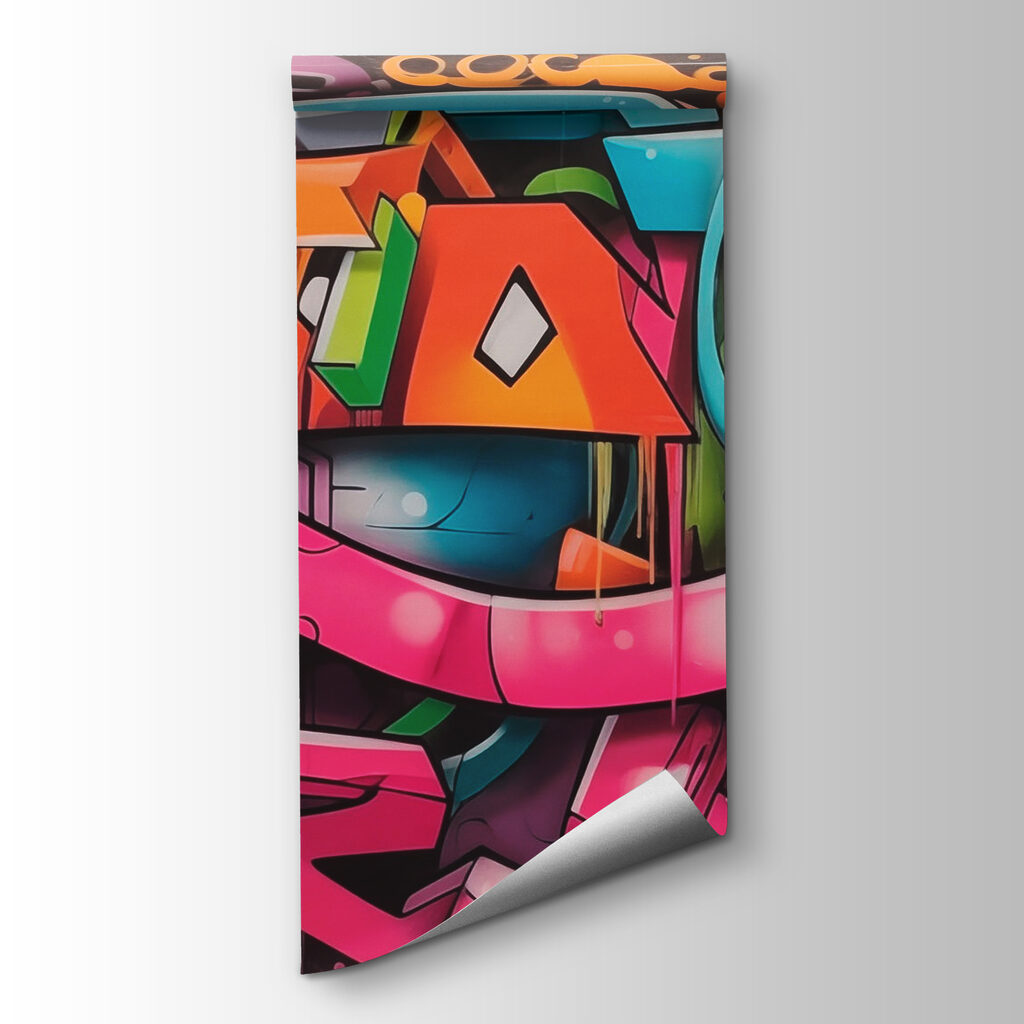 Graffiti colorat — vizualizare produs
