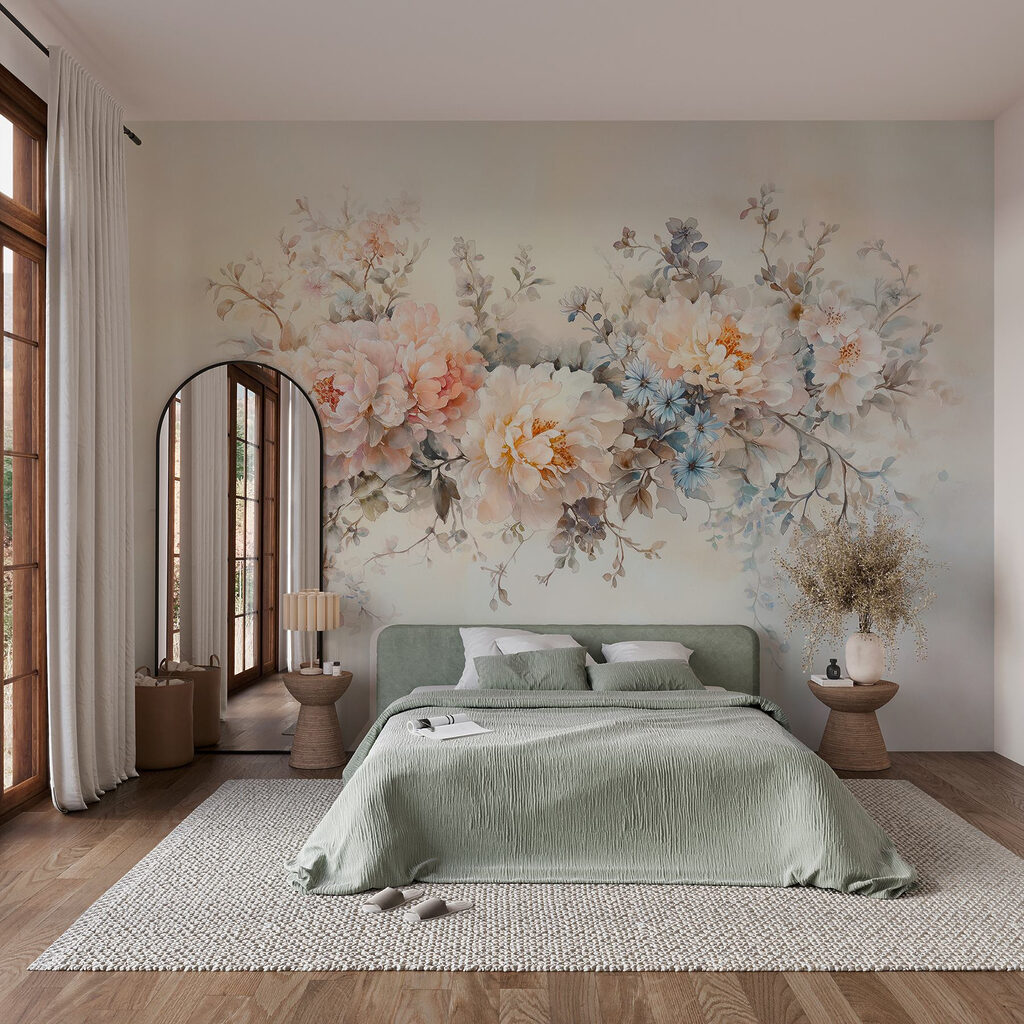 Buchet în vopsea delicată — interior 2
