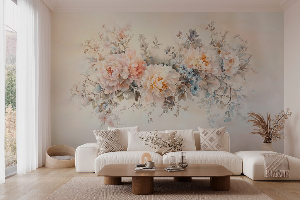 Buchet în vopsea delicată — interior 4