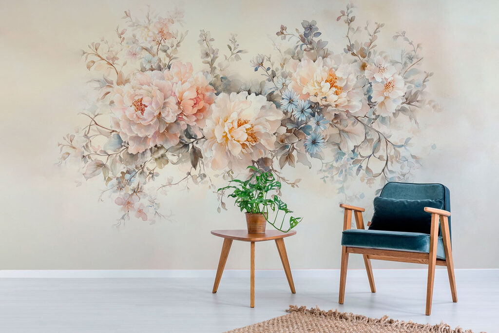 Buchet în vopsea delicată — interior 5