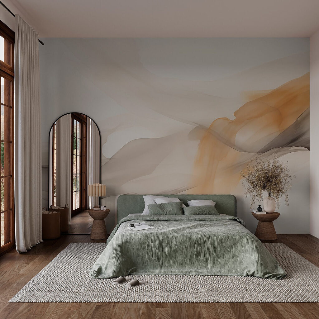Ocru curge prin gri — interior 1