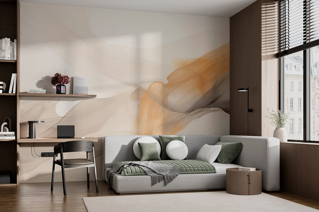Ocru curge prin gri — interior 2