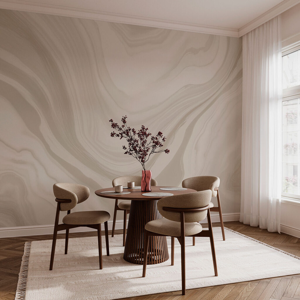 Linii albe în valuri — interior 3
