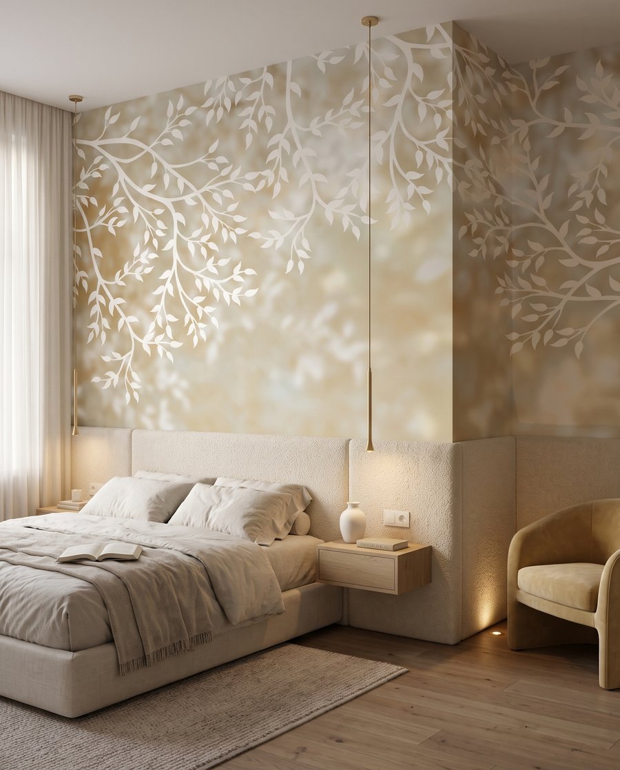 Frunze albe în lumină — interior 2