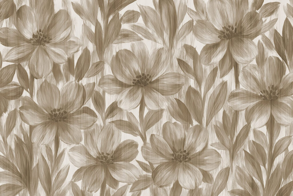 Flori mari pictate — design complet