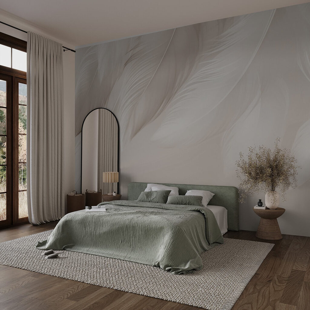 Pene lungi în verde-mentă — interior 2