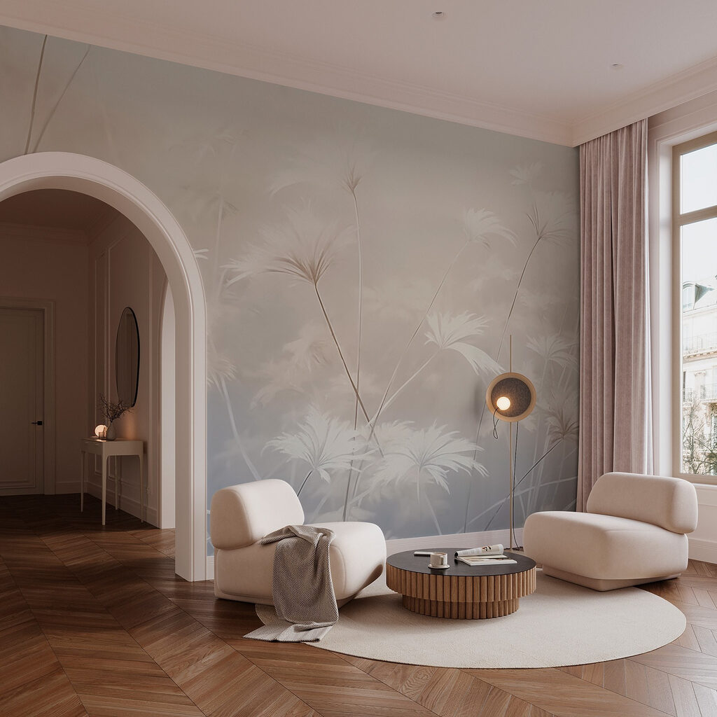 Flori albe, înălțimi diferite — interior 1