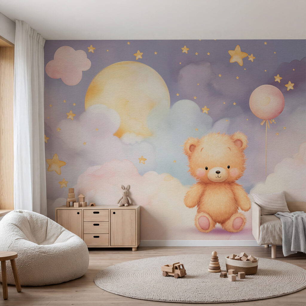 Ursuleț sub lună pastel — interior 1