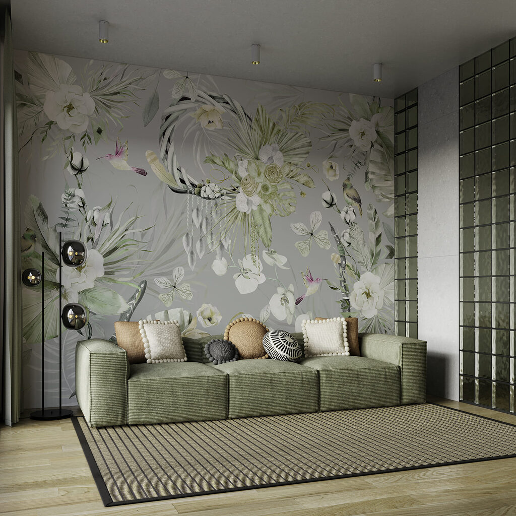 Flori și păsări tropicale — interior 1