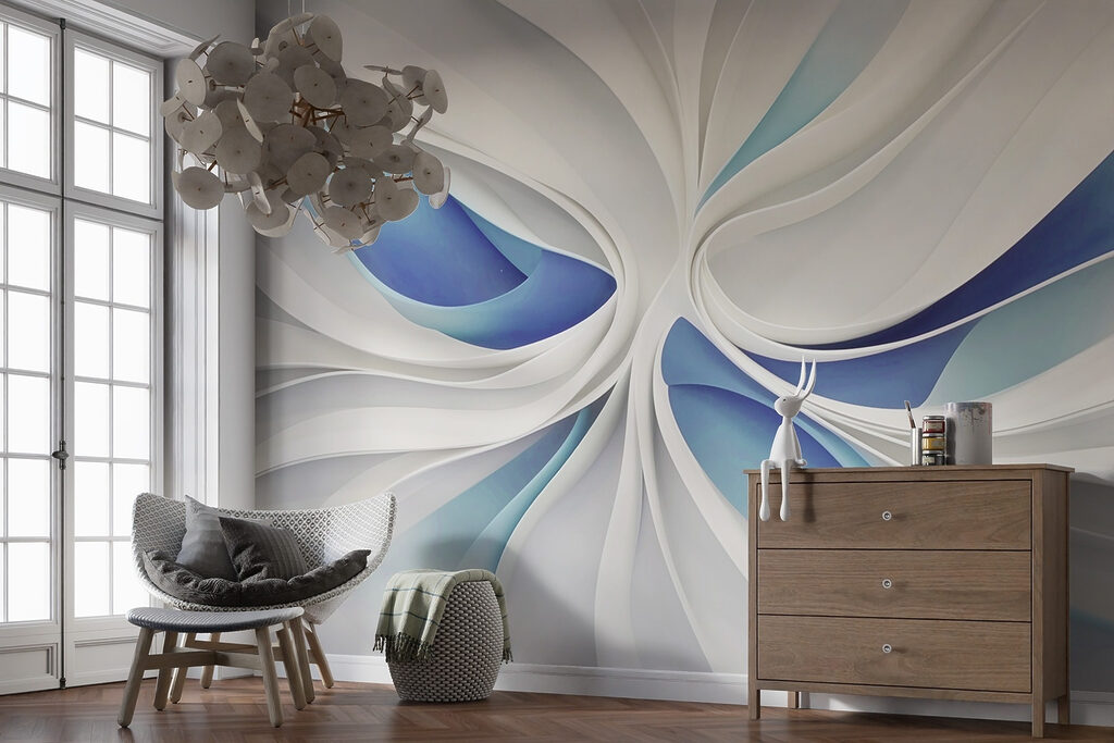 Straturi albe curbate — interior 3