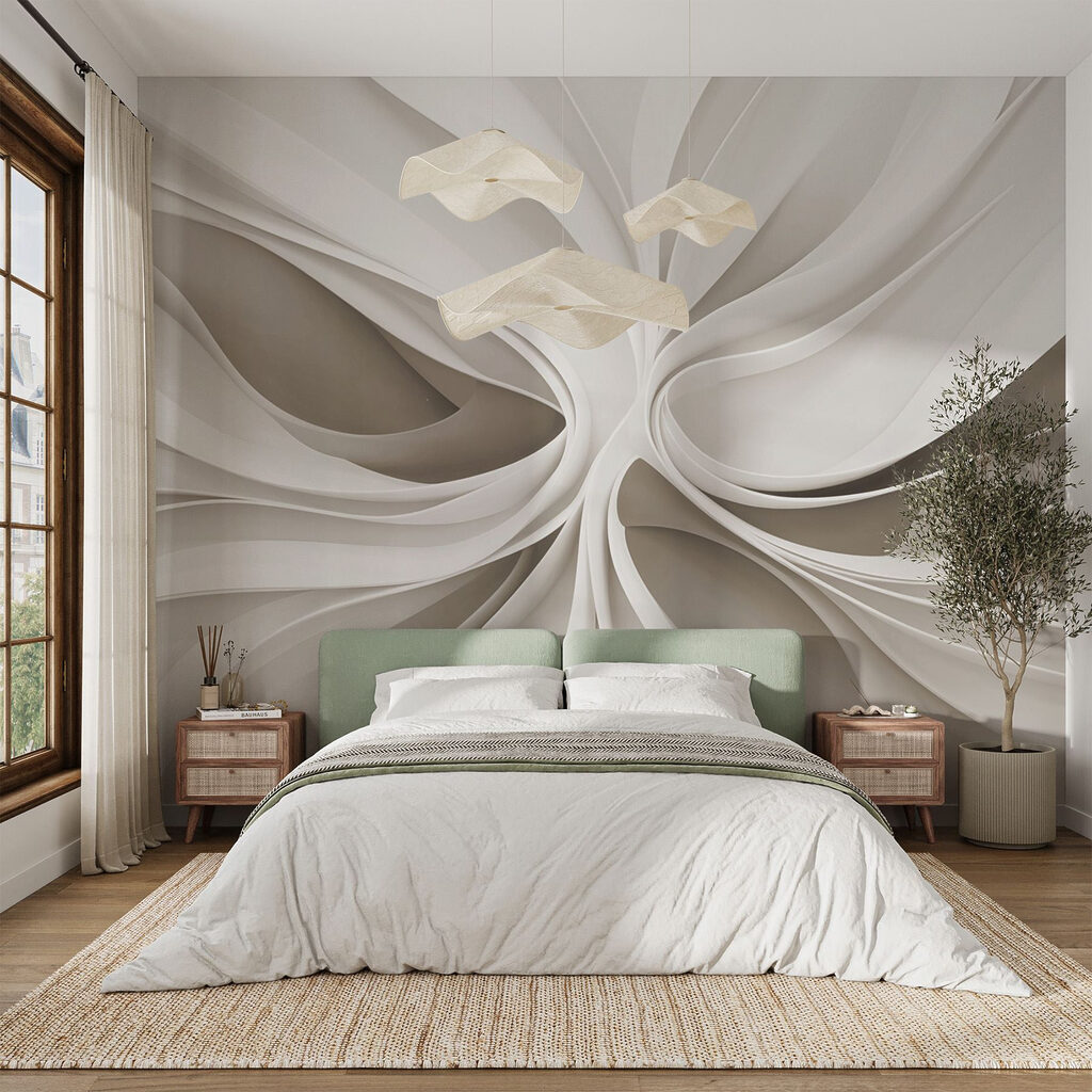 Straturi albe curbate — interior 2