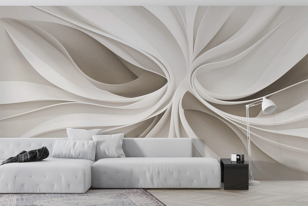 Straturi albe curbate — interior 3