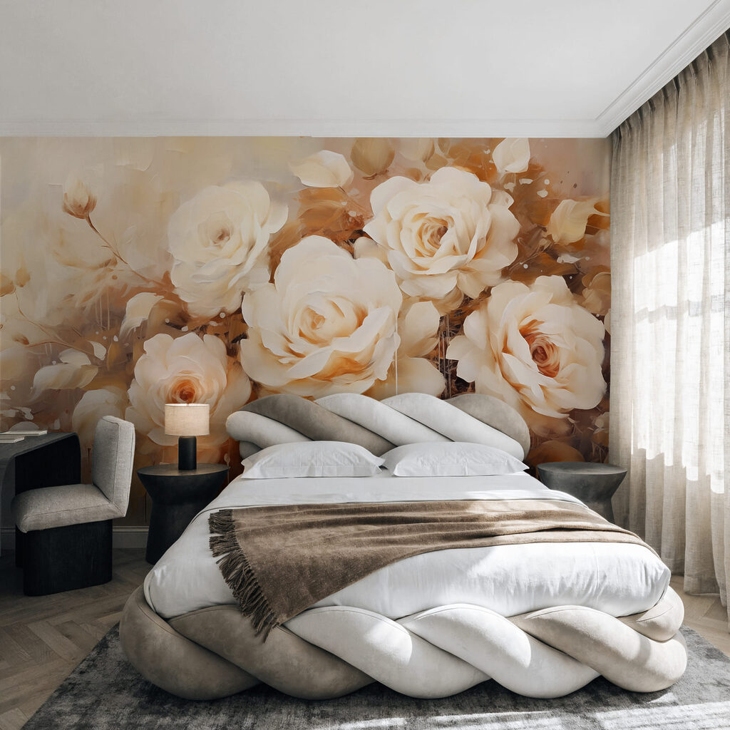 Trandafiri, pete de vopsea — interior 1