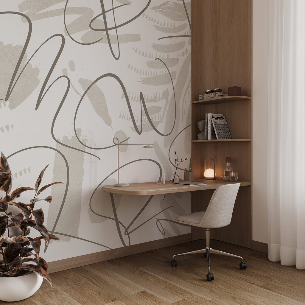 Linii libere peste frunze — interior 2