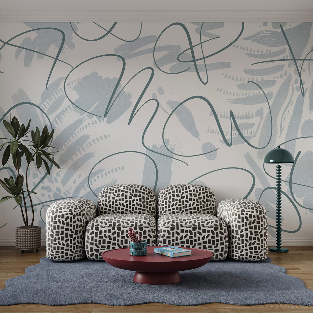 Linii libere peste frunze — interior 1