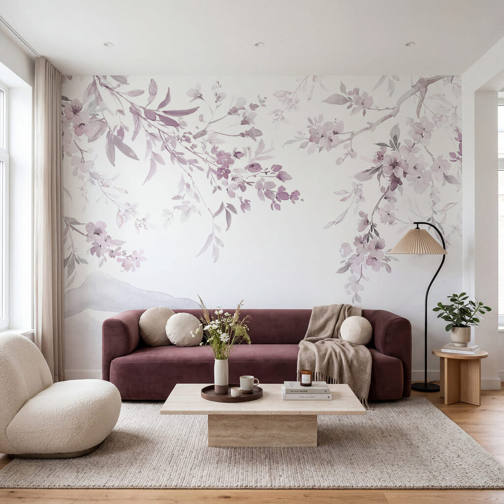 Ramuri înflorite peste munți — interior 1