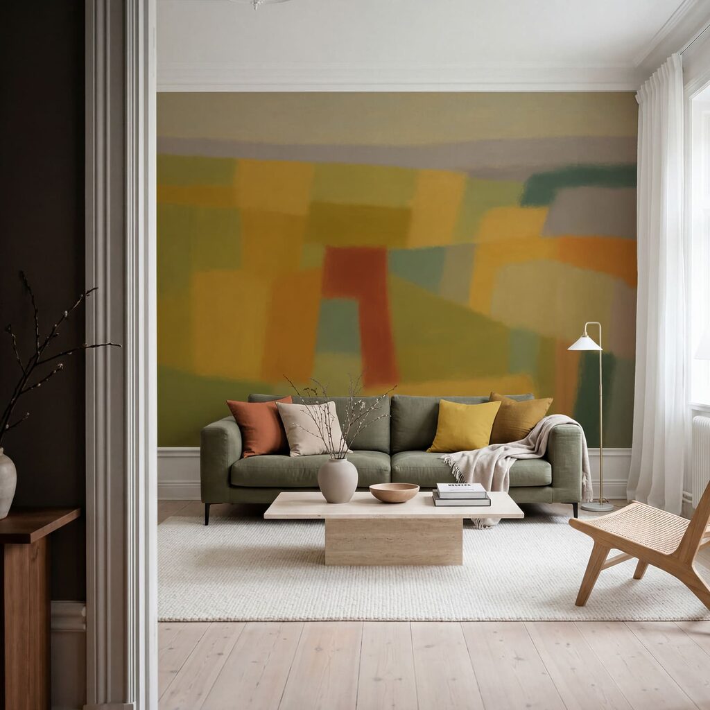 Câmpuri verzi în straturi — interior 1
