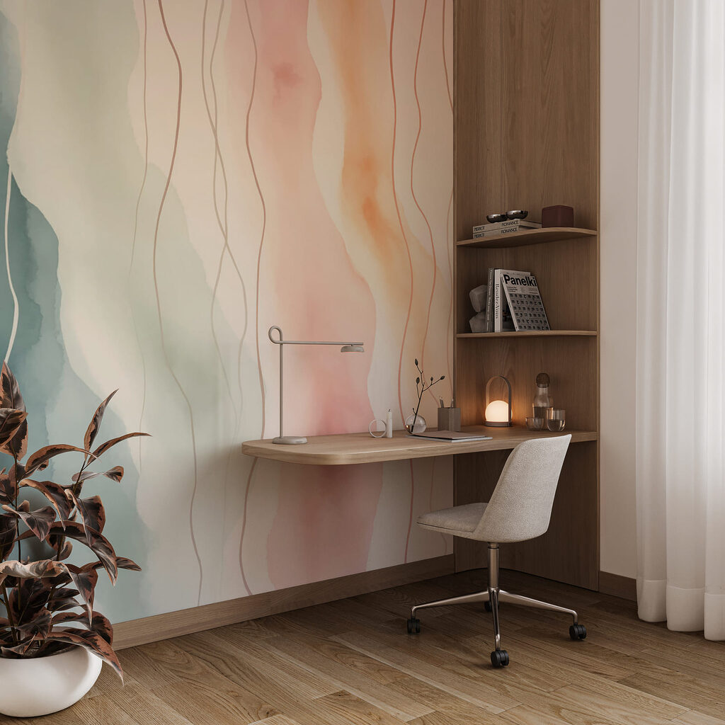 Benzi pastelate ondulate — interior 3