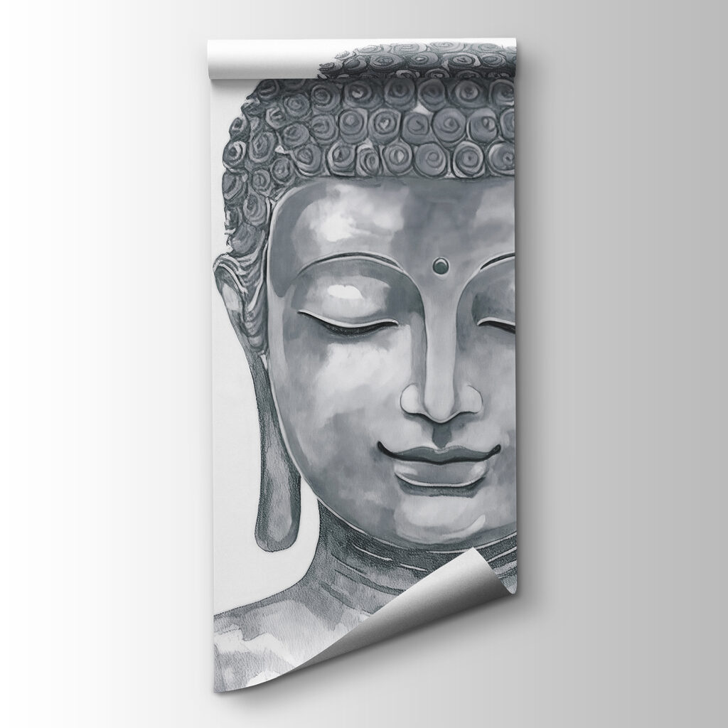 Buddha printre flori — vizualizare produs