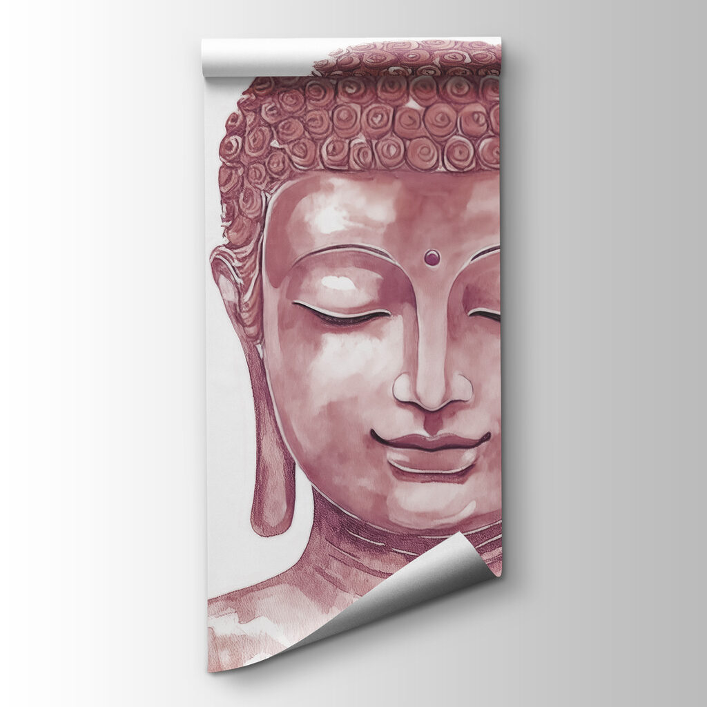 Buddha printre flori — vizualizare produs