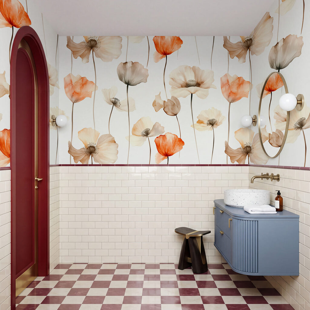 Flori pe tulpini subțiri — interior 1