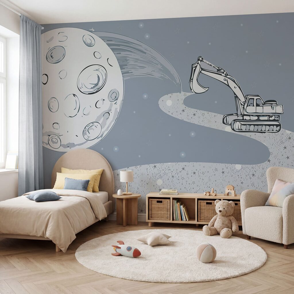 Excavator pe drum lunar — interior 2
