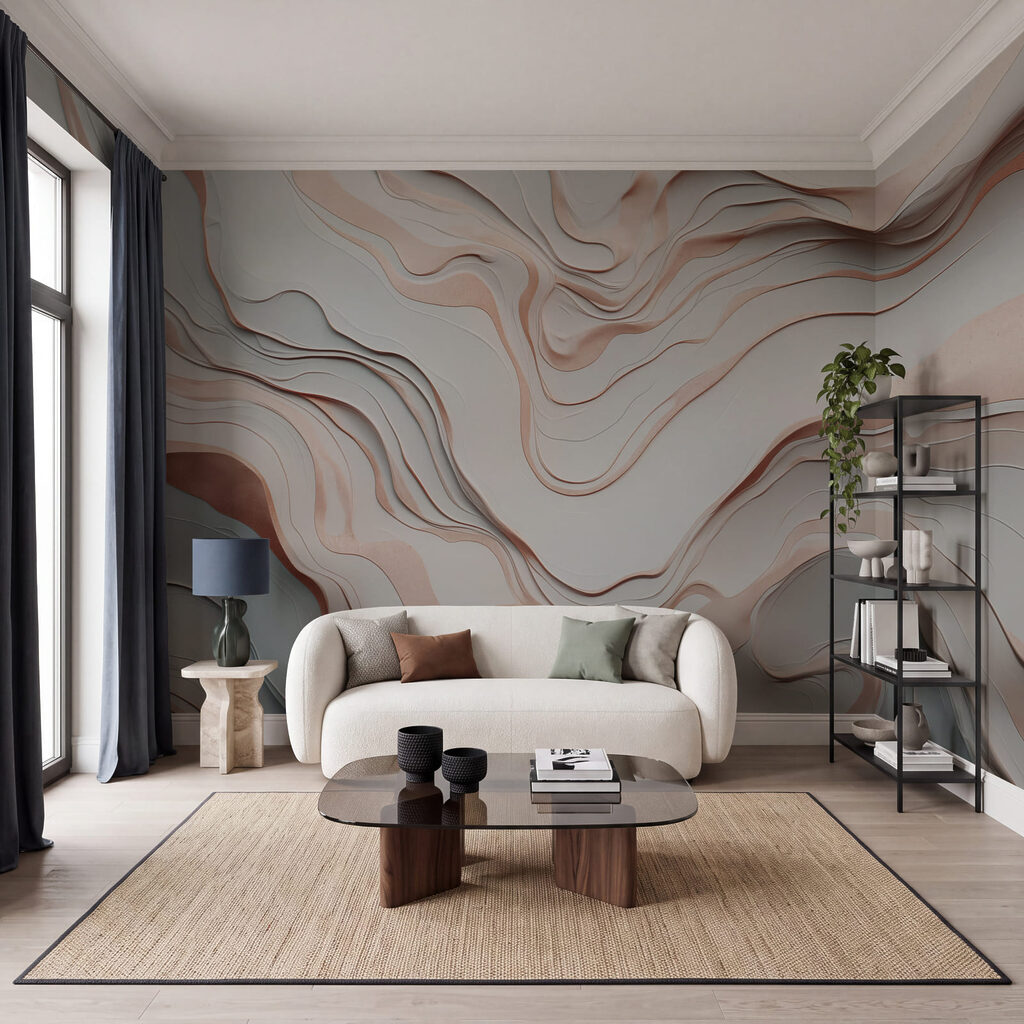 Valuri fine pe piatră — interior 1