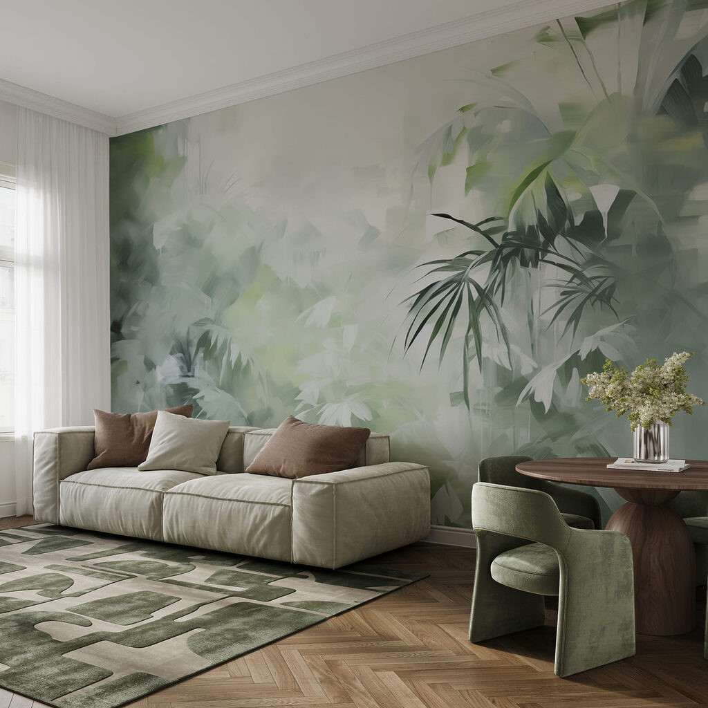 Frunze verzi estompate — interior 2