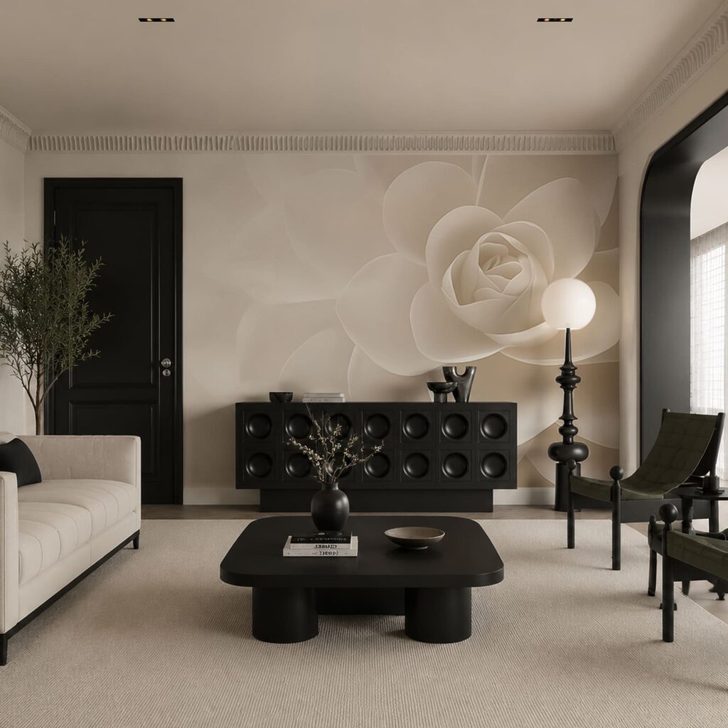 Trandafir cu petale late — interior 3