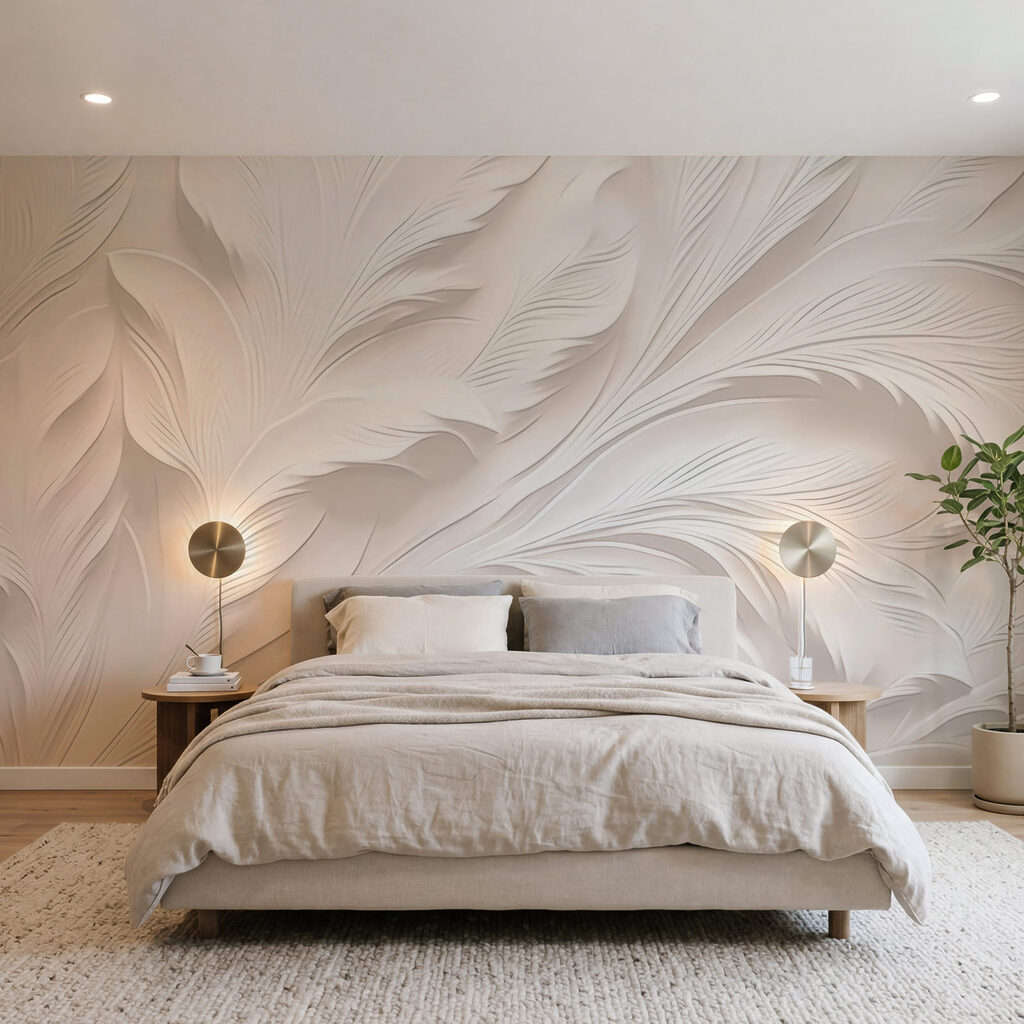 Pene albe, desen fin — interior 2