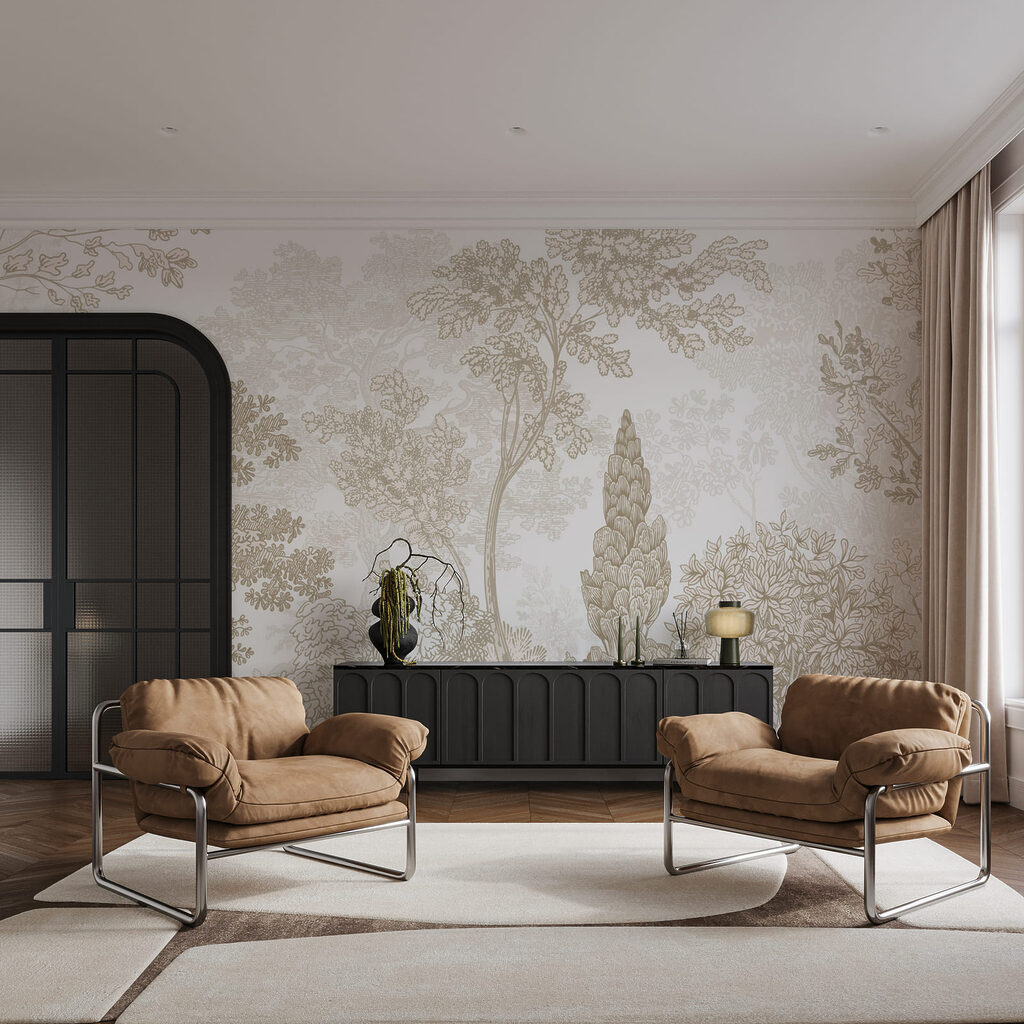 Grădină în linii fine — interior 3