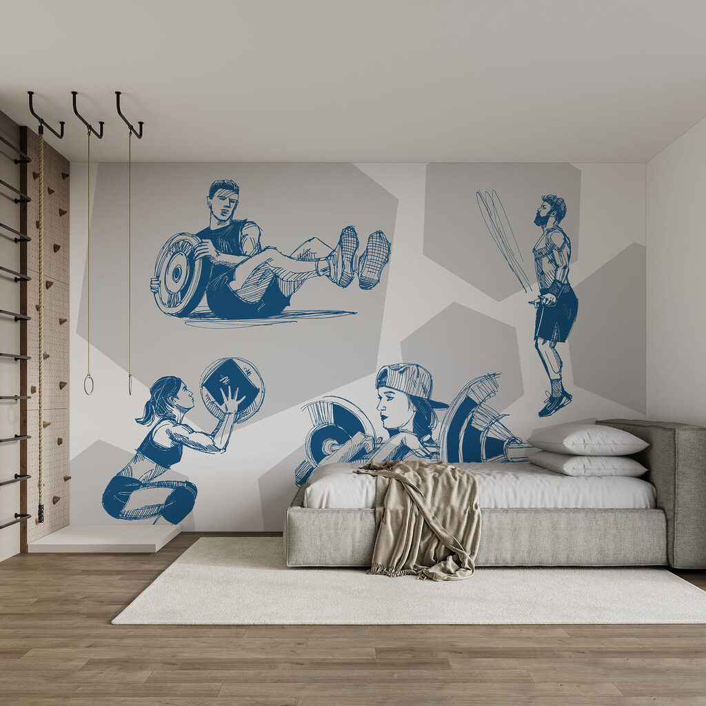 Sportivi în mișcare — interior 2