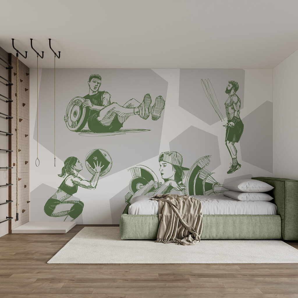 Sportivi în mișcare — interior 1