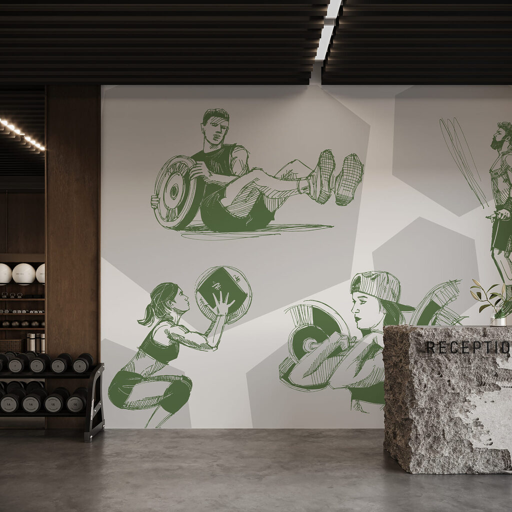 Sportivi în mișcare — interior 2