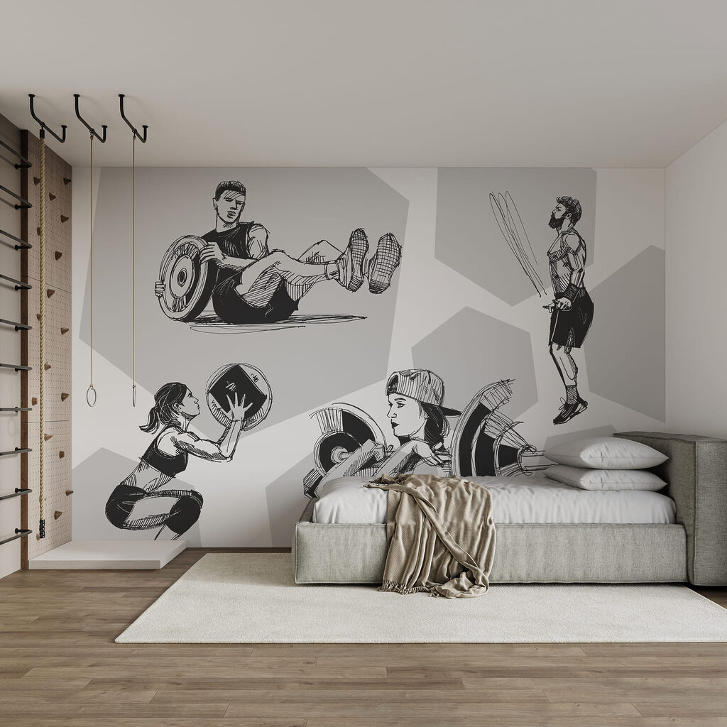 Sportivi în mișcare — interior 2