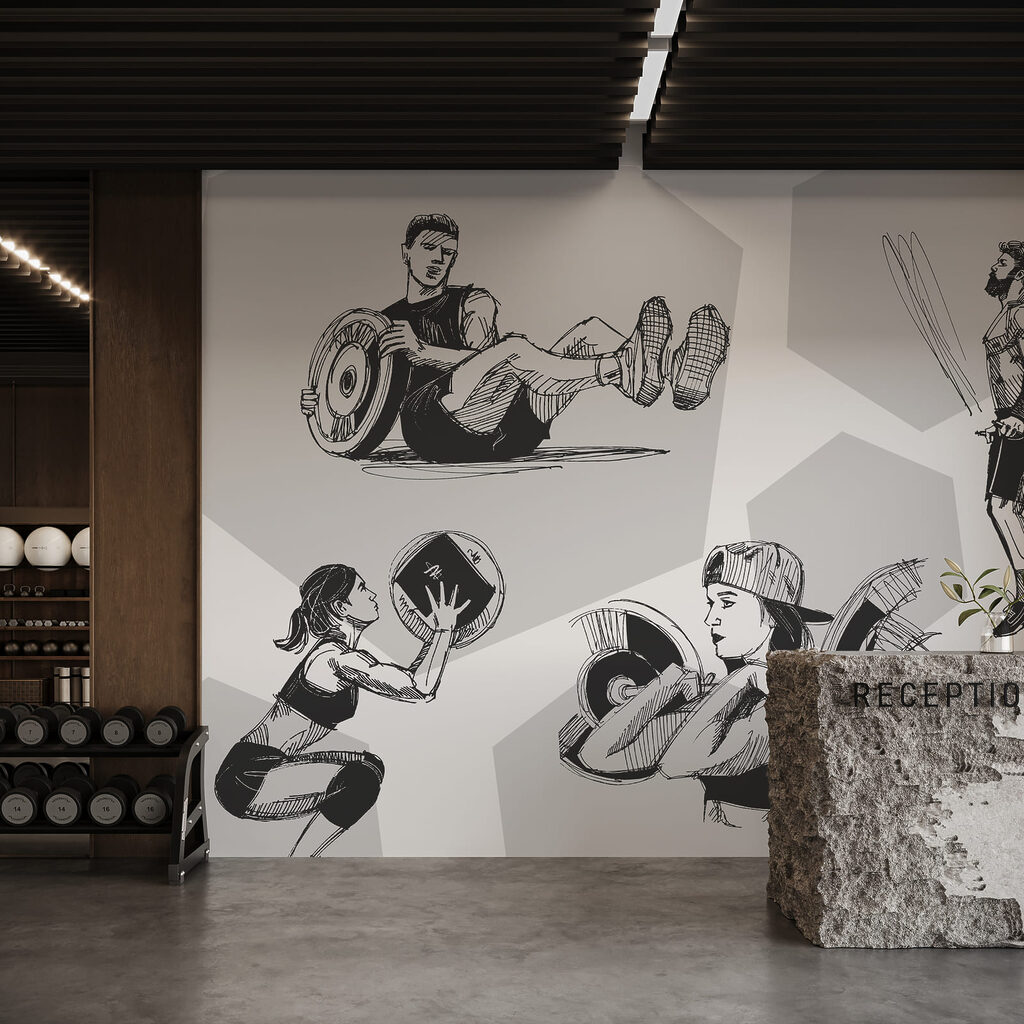 Sportivi în mișcare — interior 3