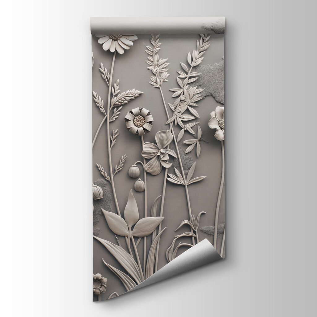 Relief albastru de perete — vizualizare produs