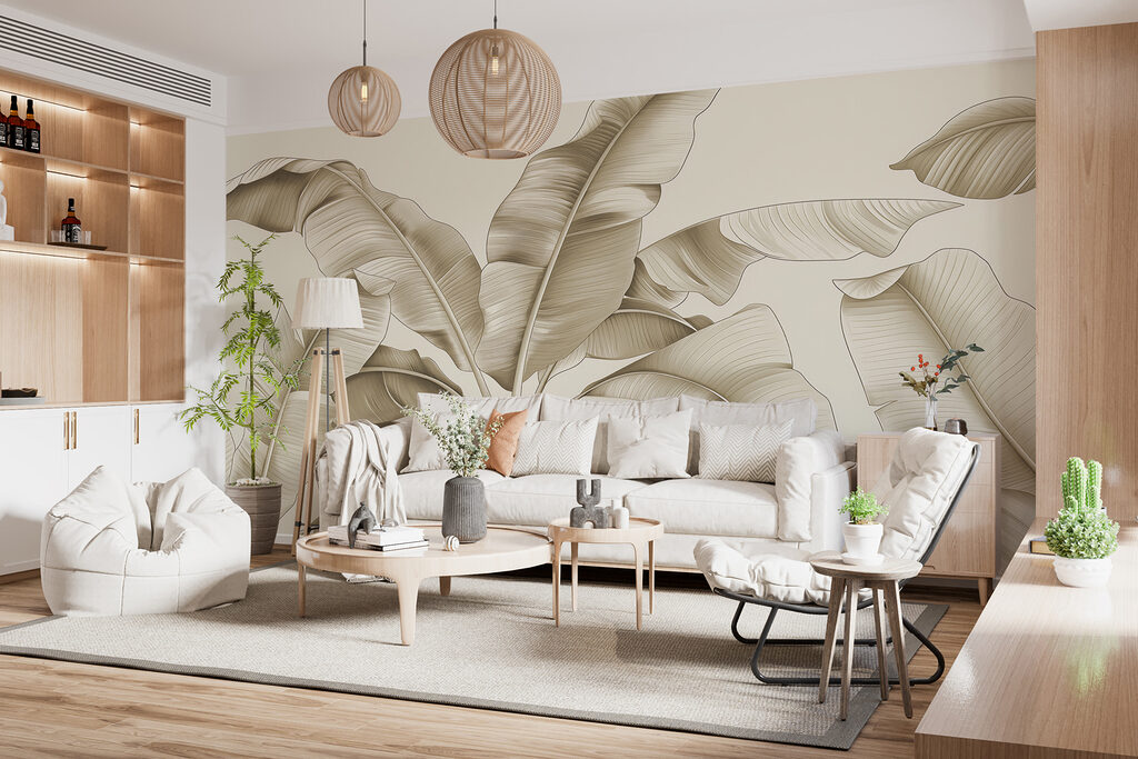 Frunze mari curbate — interior 3