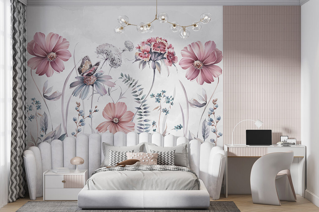 Flori sălbatice cu fluture — interior 2