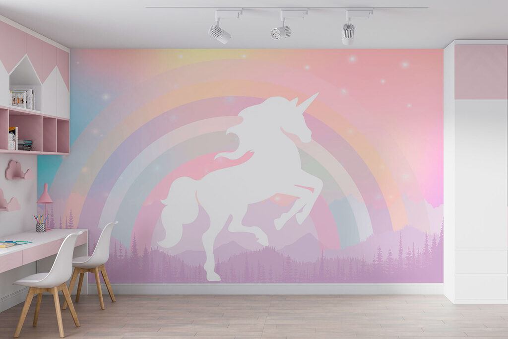 Unicorn lângă curcubeu — interior 1