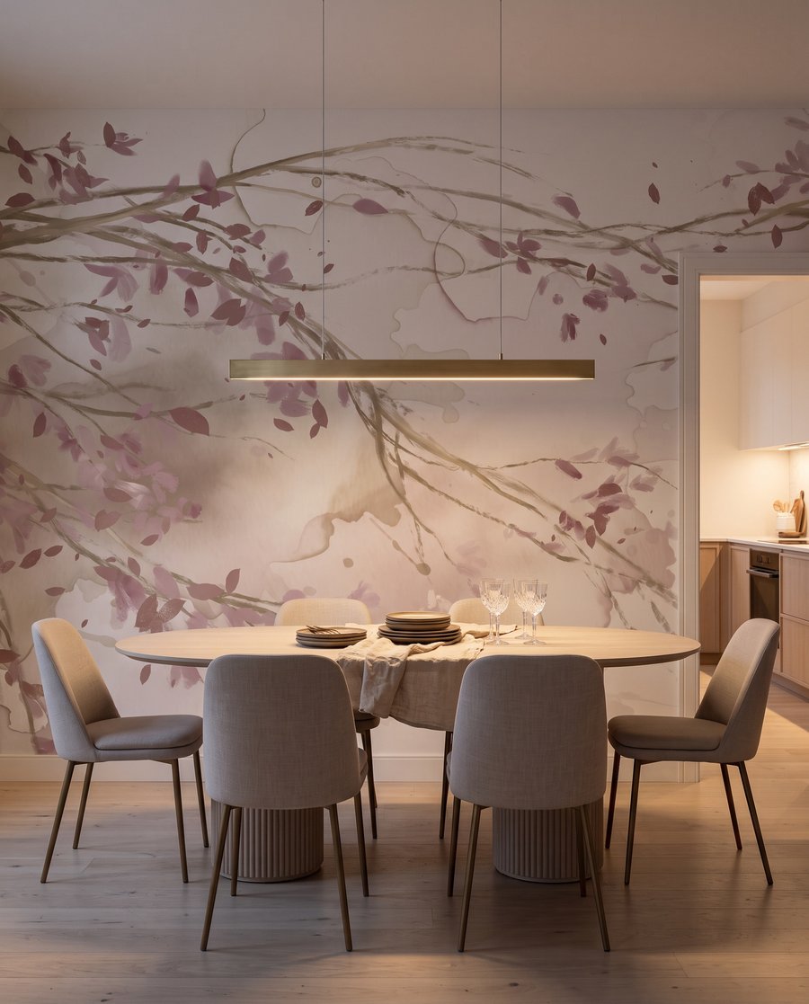 Ramuri peste pete delicate — interior 5