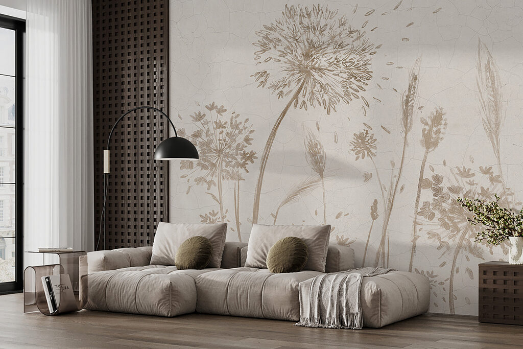 Flori uscate în bej — interior 5