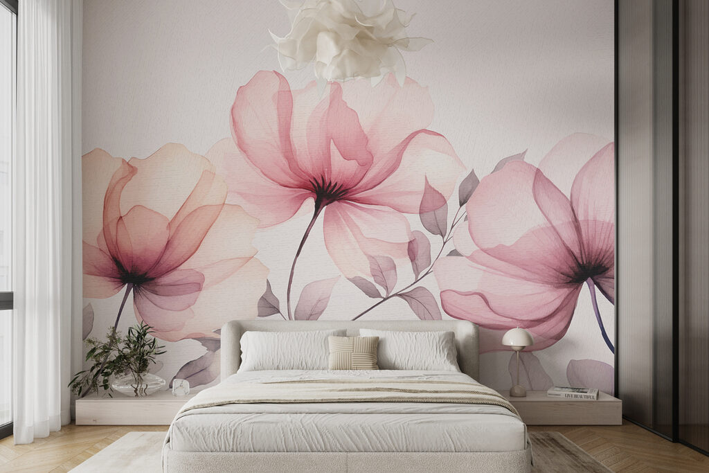 Flori deschise pe tulpini — interior 1