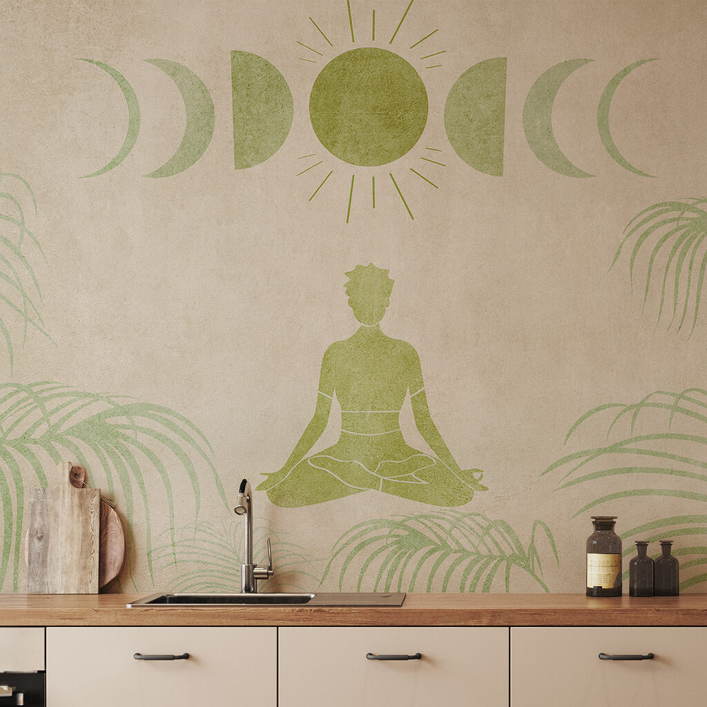 Meditație sub faze lunare — interior 2